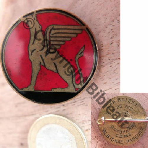25.2.4 1936.42 4B2 4eDRILLE GB.2.25 BIZERTE  AB SM Bol Poinconne Dos lisse Grave CNE BOIZET etc... Src.ericmart83 318Eur06.13 